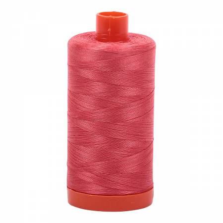 Mako Cotton Thread Solid 50wt 1422yds Medium Red 5002