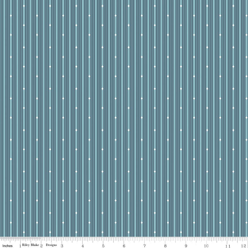 Albion Stripes Blue by Amy Smart for Riley Blake Designs - C14598-BLUE