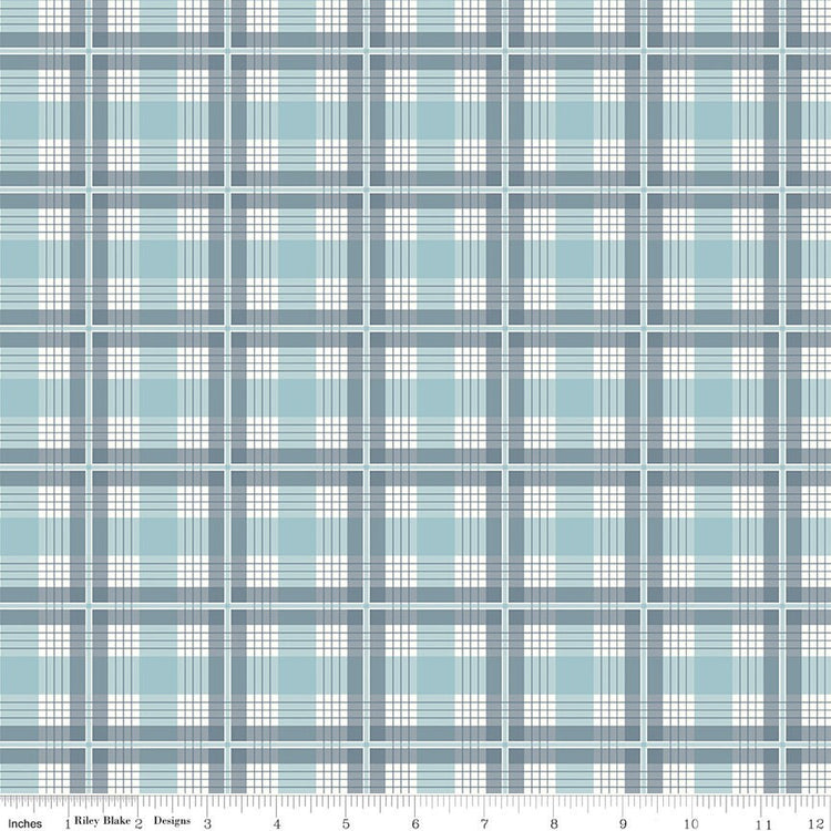 Albion Plaid Blue by Amy Smart for Riley Blake Designs - C14593-BLUE