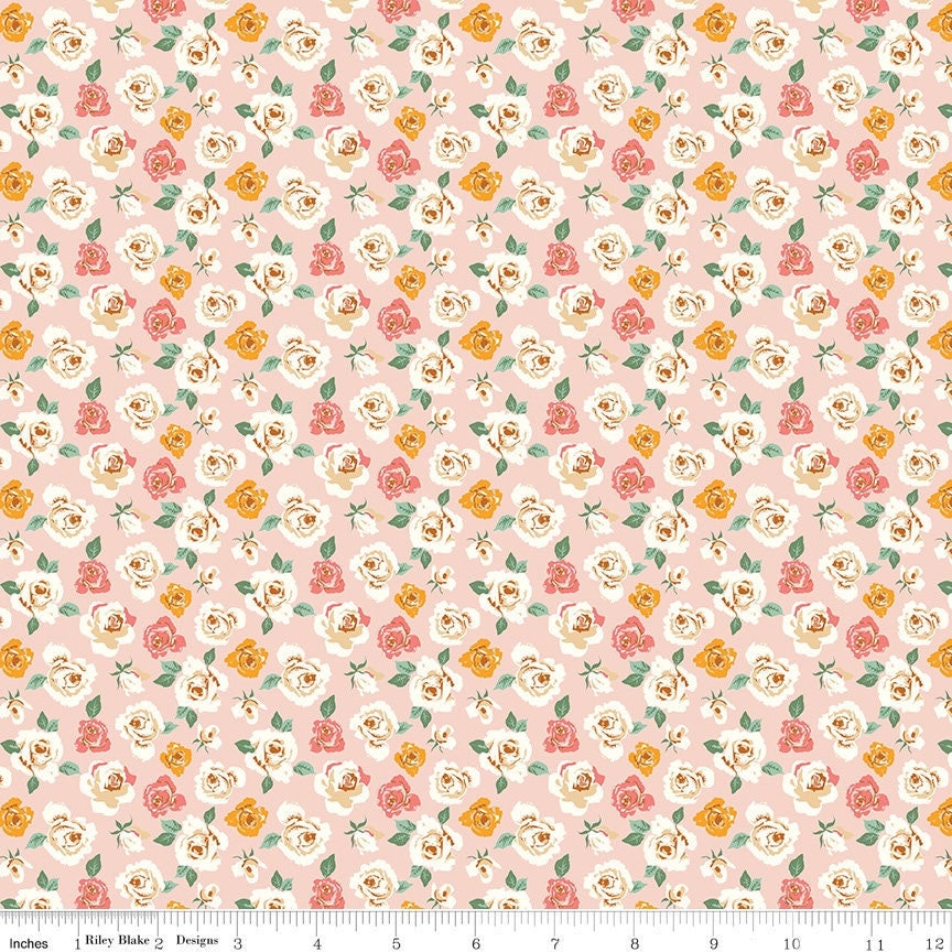 BloomBerry Tiny Roses Blush by Minki Kim for Riley Blake Designs - C14601-BLUSH