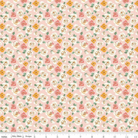 BloomBerry Tiny Roses Blush by Minki Kim for Riley Blake Designs - C14601-BLUSH