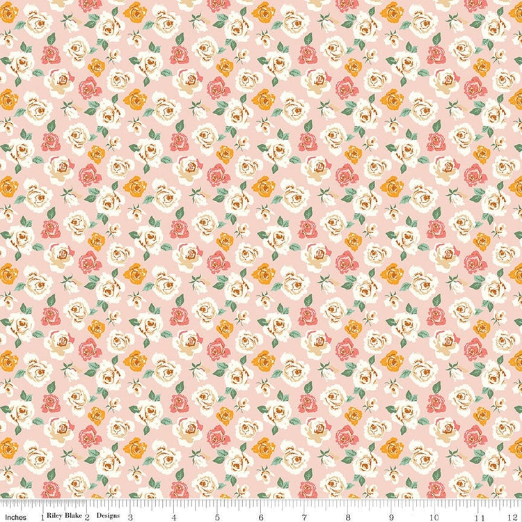 BloomBerry Tiny Roses Blush by Minki Kim for Riley Blake Designs - C14601-BLUSH