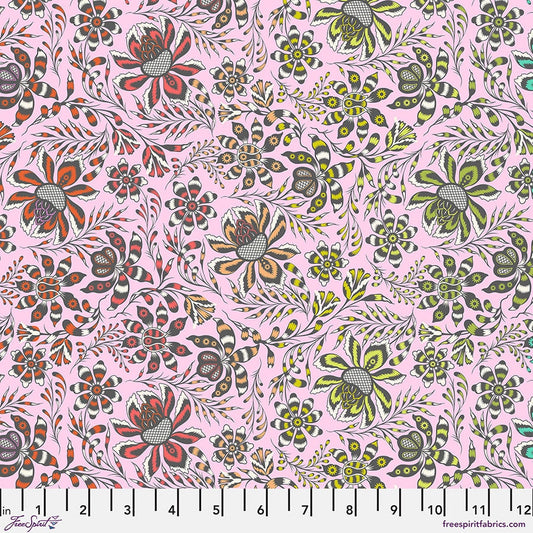 ROAR! Wild Vine Blush by Tula Pink for Free Spirit Fabrics - PWTP227.BLUSH