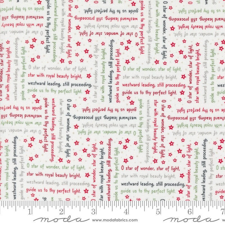 Starberry Woven Song Text and Words Off White by Corey Yoder for Moda Fabrics - 29184 11