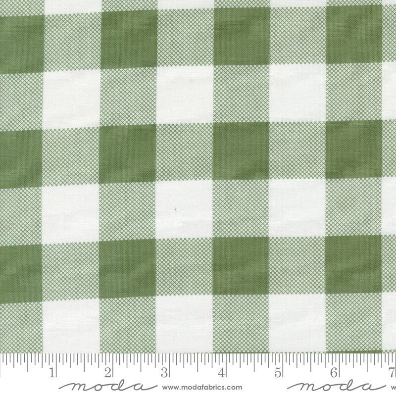 Starberry Buffalo Check Green by Corey Yoder for Moda Fabrics - 29185 13