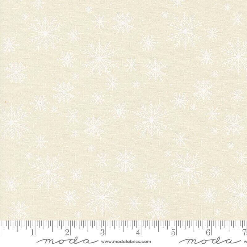 Once Upon A Christmas Snowfall Snowflake Snow White by Sweetfire Road for Moda Fabrics - 43164 21