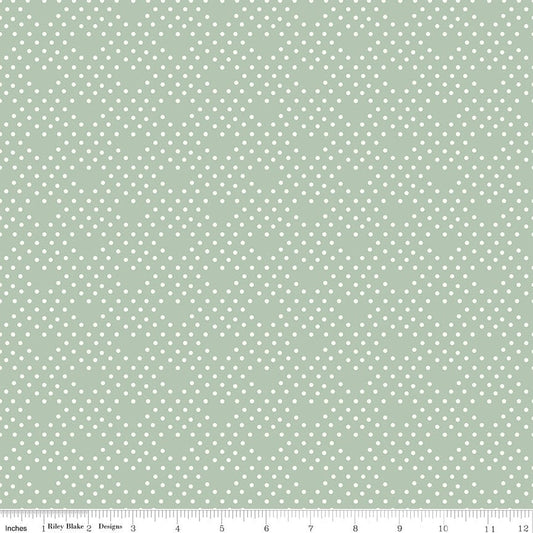 BloomBerry Dots Mint by Minki Kim for Riley Blake Designs - C14606-MINT