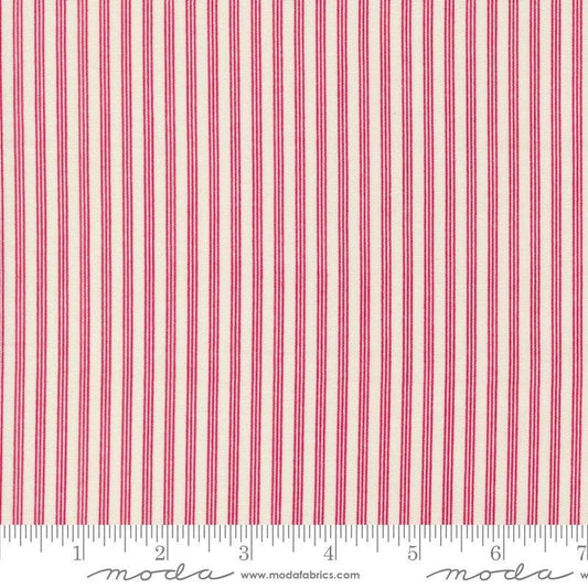 Dear Santa Stripes Snow with Crimson by Primitive Gatherings for Moda Fabrics - 49261 11