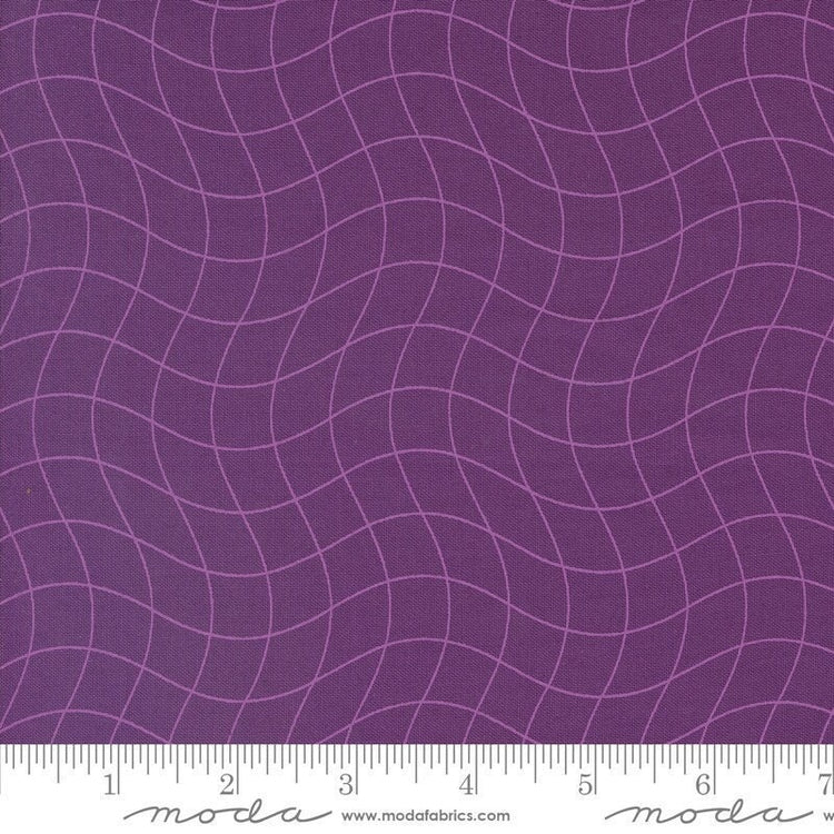 Rainbow Spice Wavy Checkerboard Eggplant by Sariditty for Moda Fabrics - 45044 17