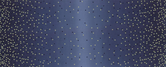 Best Ombre Confetti Metallic Indigo by V and Co. Vanessa Christenson for Moda Fabrics - 10807 225M