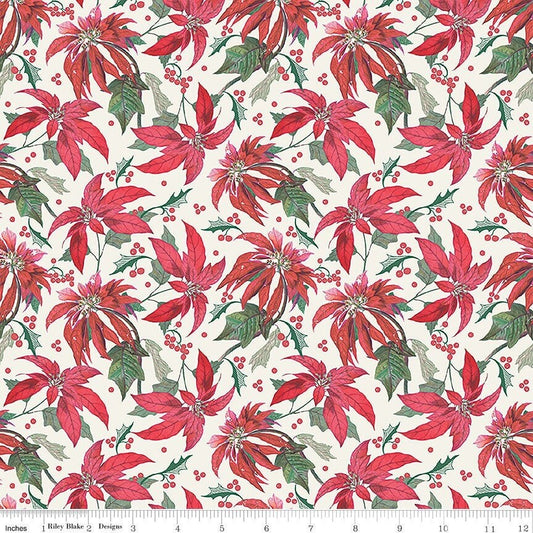 Merry Little Christmas Main Cream by My Minds Eye for Riley Blake Designs - C14840-CREAM