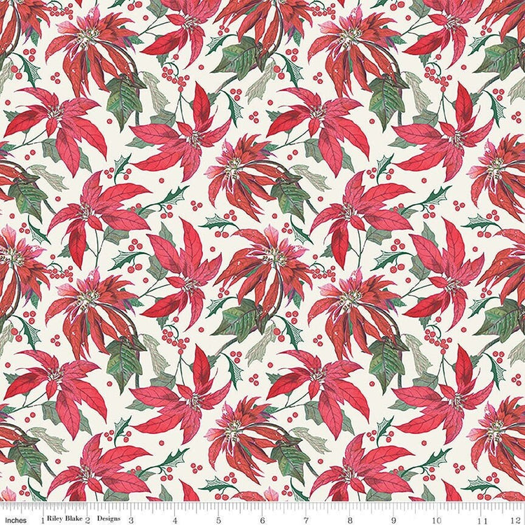 Merry Little Christmas Main Cream by My Minds Eye for Riley Blake Designs - C14840-CREAM