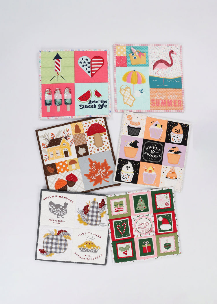 Mini Quilts Volume 2: July to December Fabric Kit by Kimberbell Designs