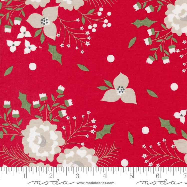 Starberry Holiday Rose Florals Red by Corey Yoder for Moda Fabrics - 29180 12