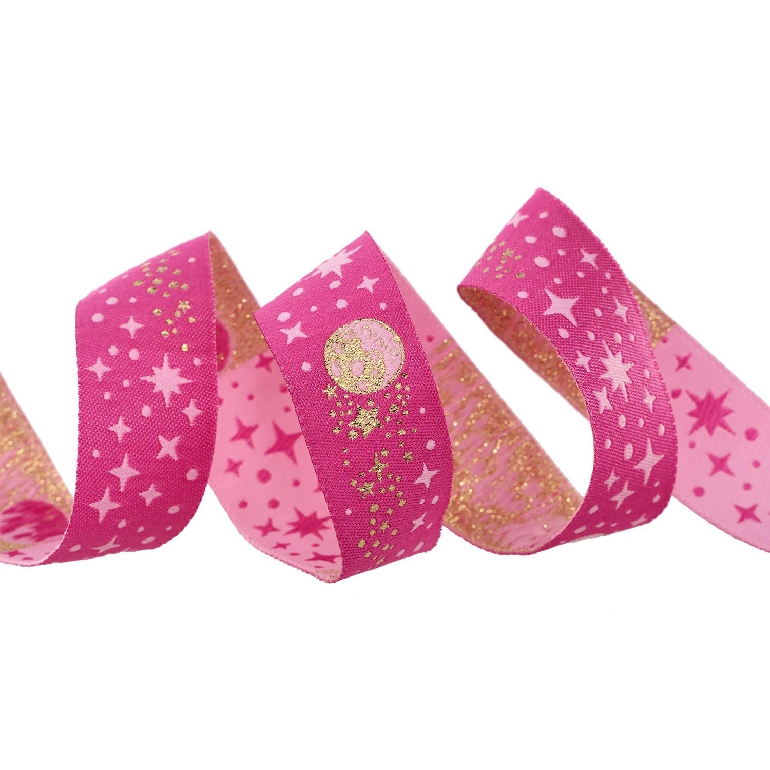 Designer Ribbon Pack- ROAR! Blush by Tula Pink for Renaissance Ribbons - DP-104 Roar Blush