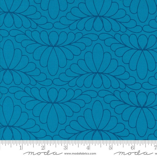 Rainbow Spice Feather Arc Peacock by Sariditty for Moda Fabrics - 45045 21