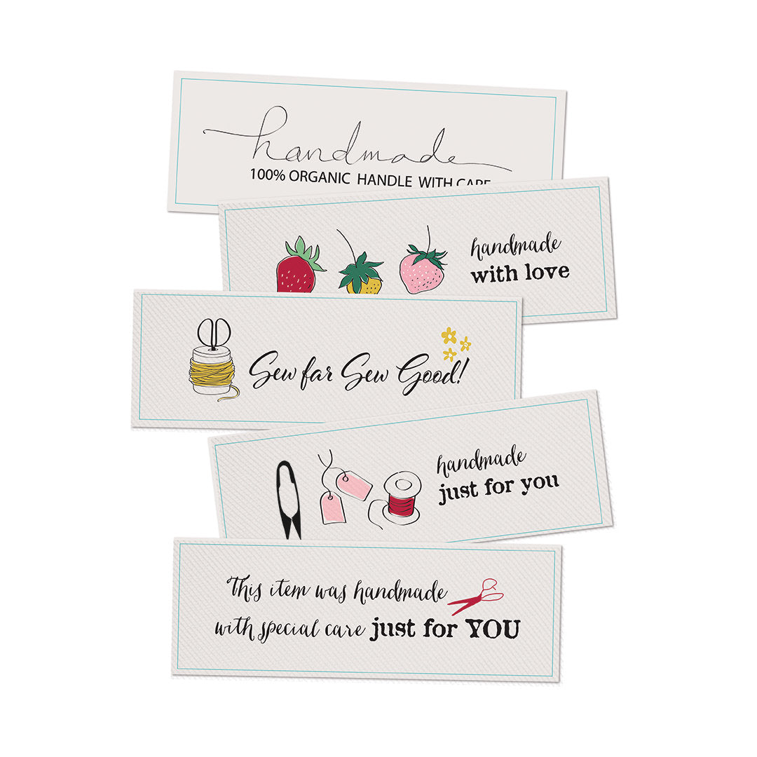 BloomBerry Woven Labels by Minki Kim for Riley Blake Designs - ST-34844