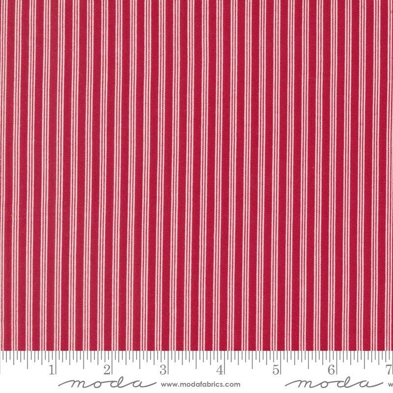 Dear Santa Stripes Crimson by Primitive Gatherings for Moda Fabrics - 49261 12