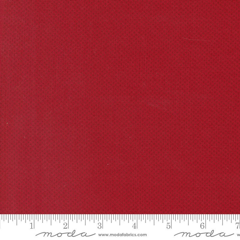 Dear Santa Small Snowball Dots Tonal Crimson on Snow by Primitive Gatherings for Moda Fabrics - 49262 13