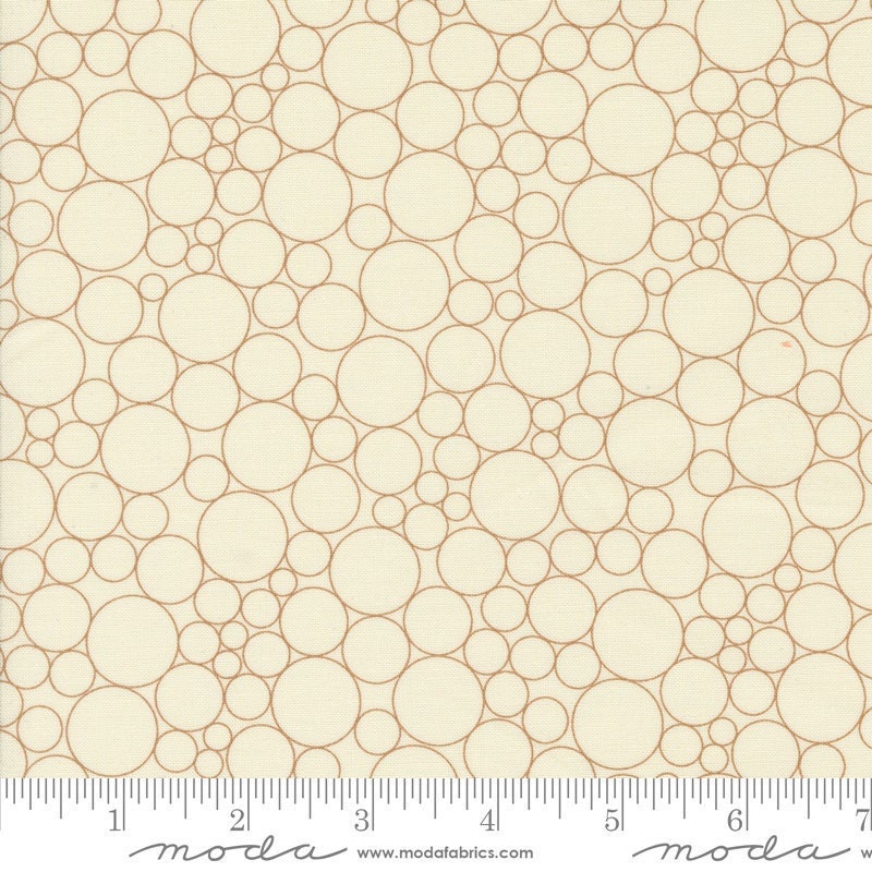 Rainbow Spice Pebble Dots Vanilla Bean by Sariditty for Moda Fabrics - 45043 11