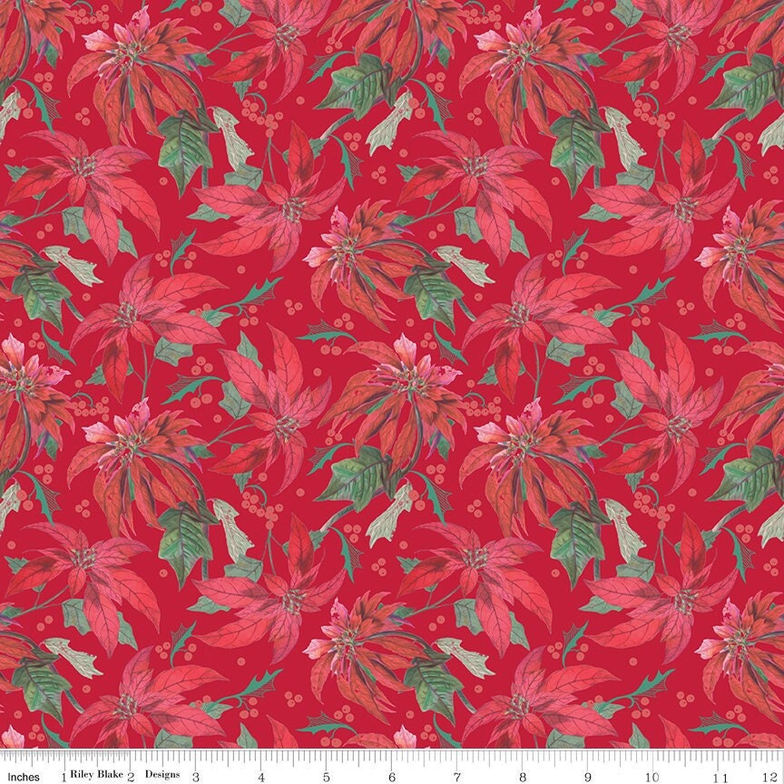 Merry Little Christmas Main Red by My Minds Eye for Riley Blake Designs - C14840-RED