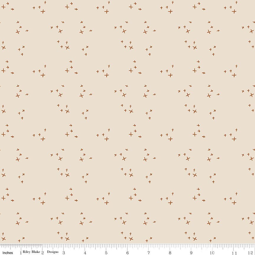 Pumpkin Spice Sparkle Ivory by Simple Simon & Company for Riley Blake Designs -C14994-IVORY