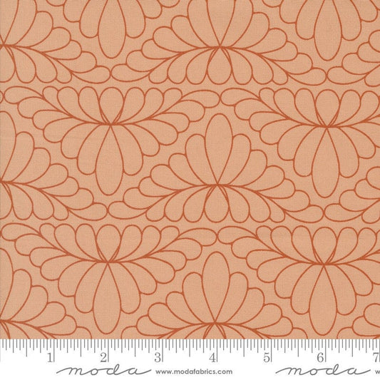 Rainbow Spice Feather Arc Toasted Pecan by Sariditty for Moda Fabrics - 45045 28