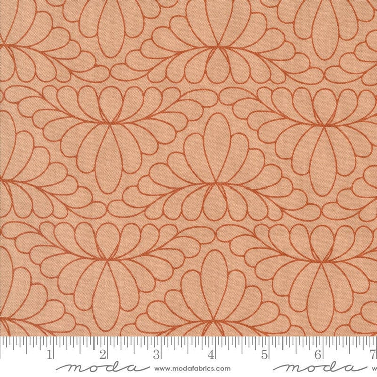 Rainbow Spice Feather Arc Toasted Pecan by Sariditty for Moda Fabrics - 45045 28