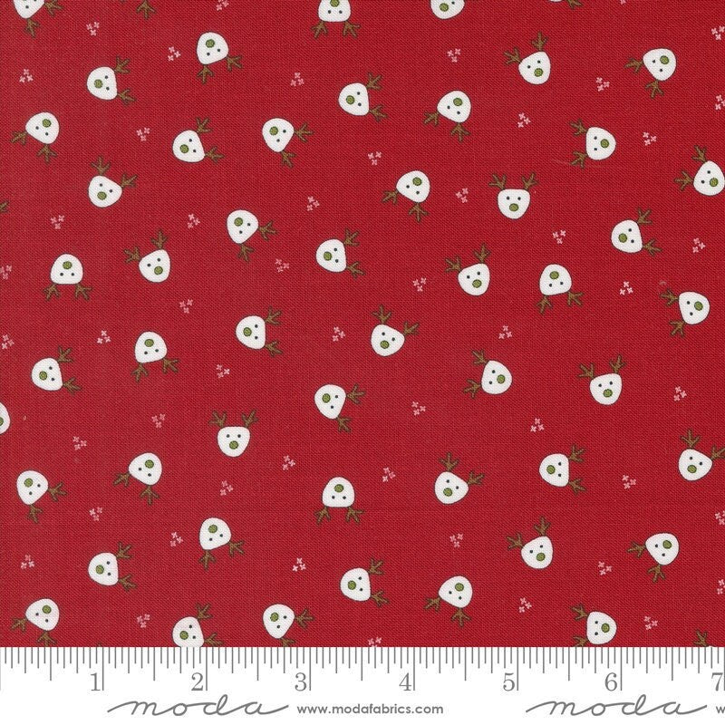 On Dasher Dasher Red by Sweetwater for Moda Fabrics - 55661 12