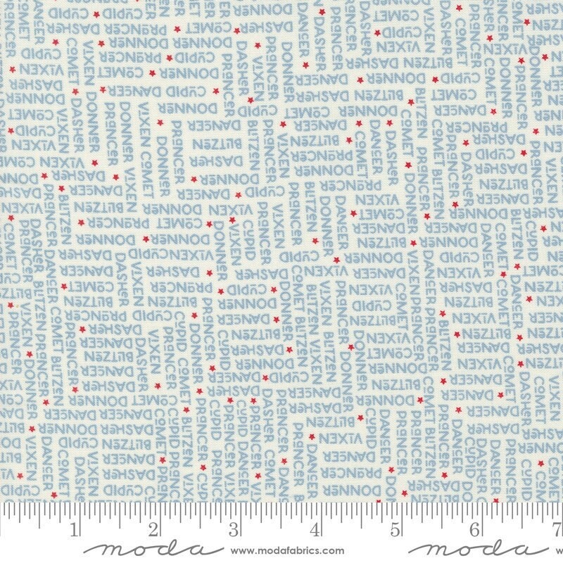 On Dasher The Herd Frost by Sweetwater for Moda Fabrics - 55663 24