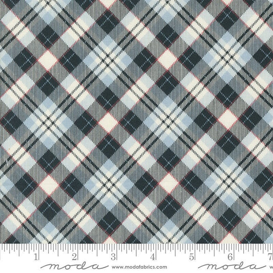 On Dasher Plaid Frost by Sweetwater for Moda Fabrics - 55664 24