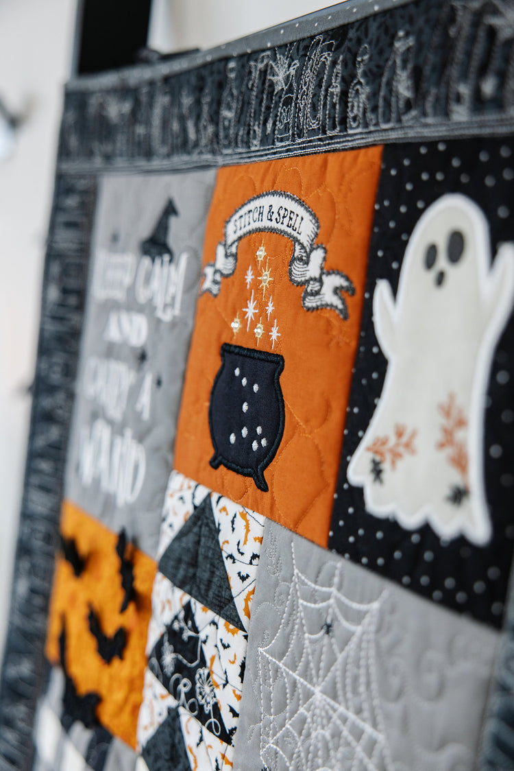 Pumpkins & Potions Ladder Quilt Embellishment Kit - KDKB1296