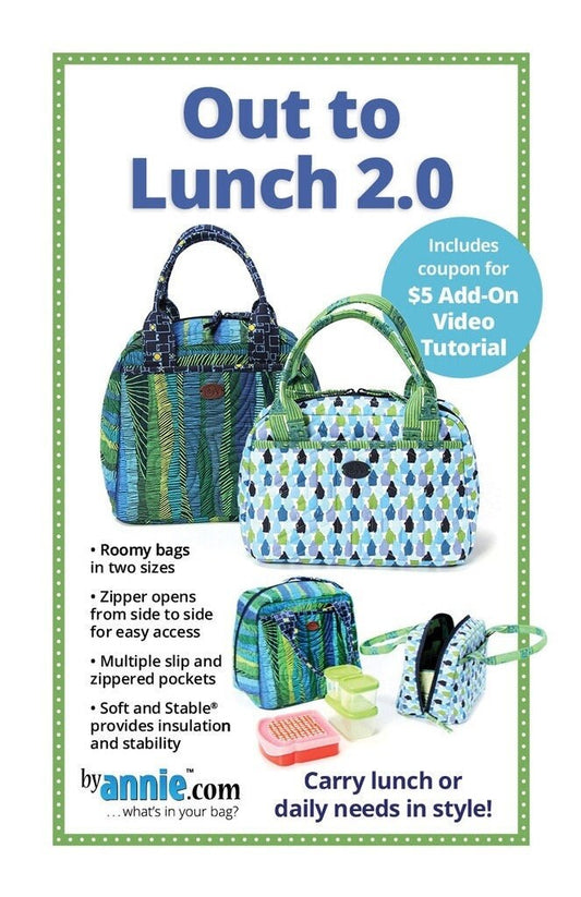 Out To Lunch 2.0 by Annie's - Printed Bag Pattern