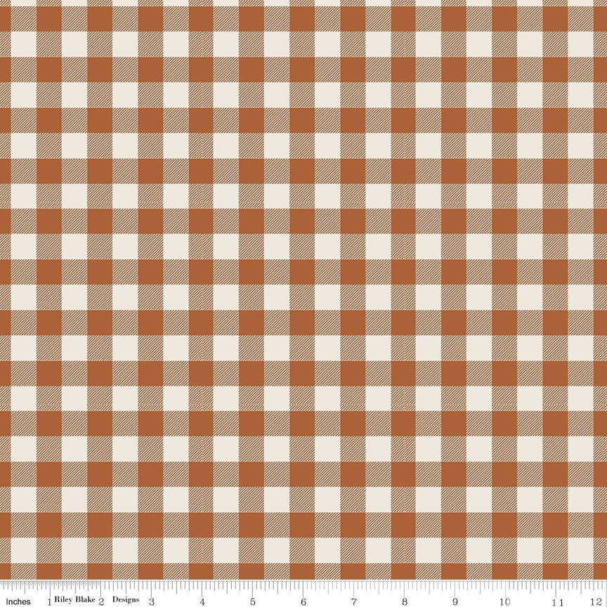 Pumpkin Spice Plaid Spice by Simple Simon & Company for Riley Blake Designs - C14995-SPICE