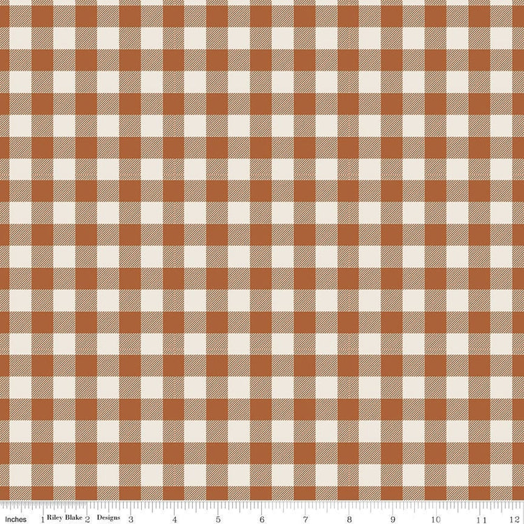 Pumpkin Spice Plaid Spice by Simple Simon & Company for Riley Blake Designs - C14995-SPICE