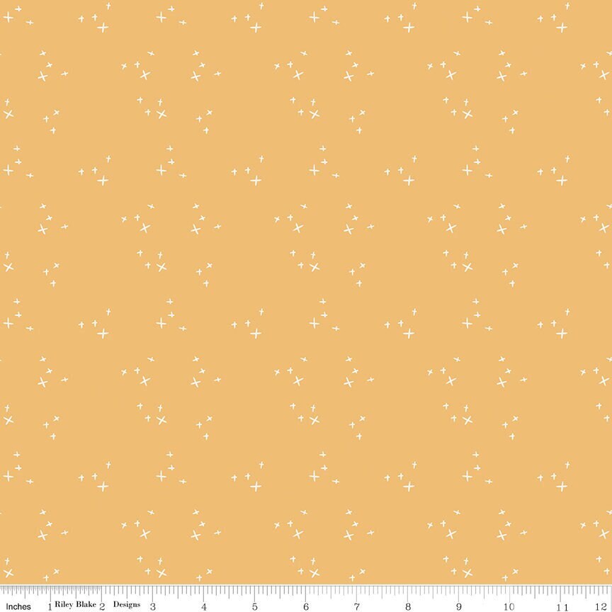 Pumpkin Spice Sparkle Gold by Simple Simon & Company for Riley Blake Designs -C14994-GOLD