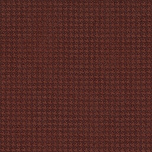 Blushed Houndstooth Cranberry by Cheryl Haynes for Benartex Designer Fabrics - 7564-22