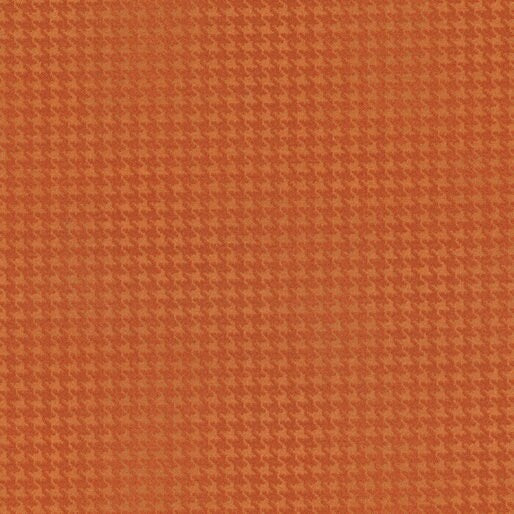 Blushed Houndstooth Orange by Cheryl Haynes for Benartex Designer Fabrics - 7564-39