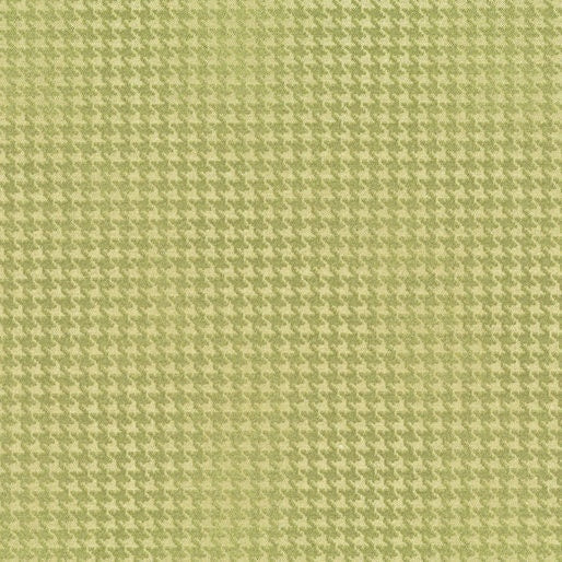 Blushed Houndstooth Sage by Cheryl Haynes for Benartex Designer Fabrics - 7564-42