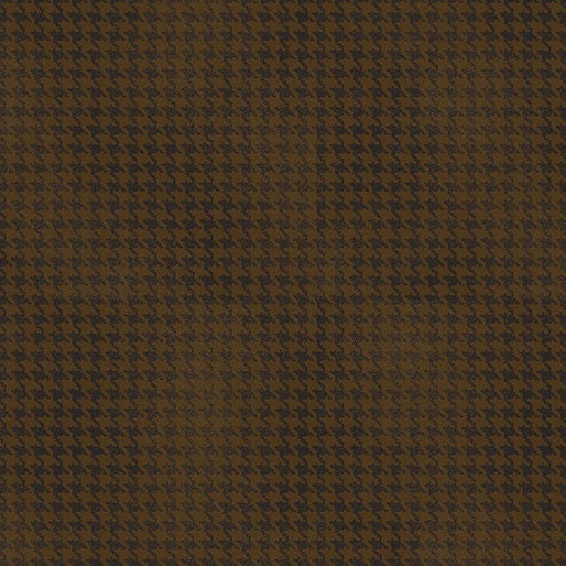 Blushed Houndstooth Chocolate by Cheryl Haynes for Benartex Designer Fabrics - 7564-78