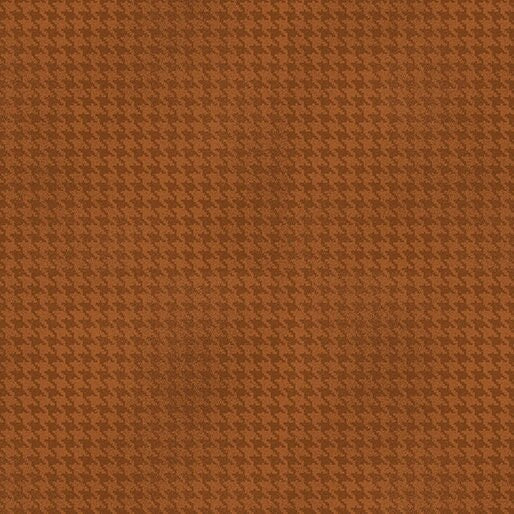 Blushed Houndstooth Cinnamon by Cheryl Haynes for Benartex Designer Fabrics - 7564-87