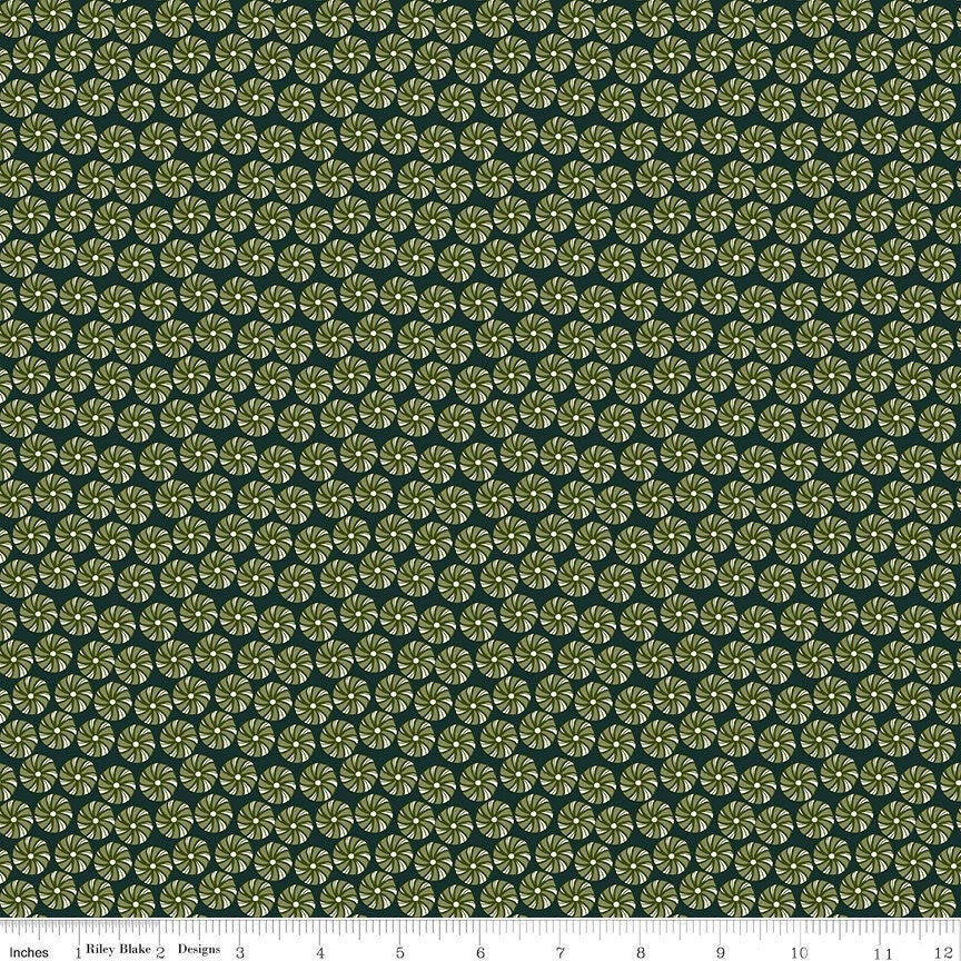 Christmas Is In Town Peppermints Forest by Sandy Grervais for Riley Blake Designs- C14743-FOREST