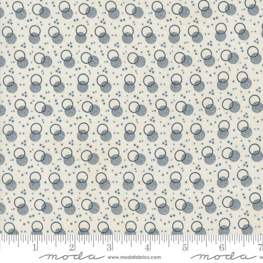 Snowman Gatherings IV Snowball Shadow Dots Snow by Primitive Gatherings for Moda Fabrics - 49253 11