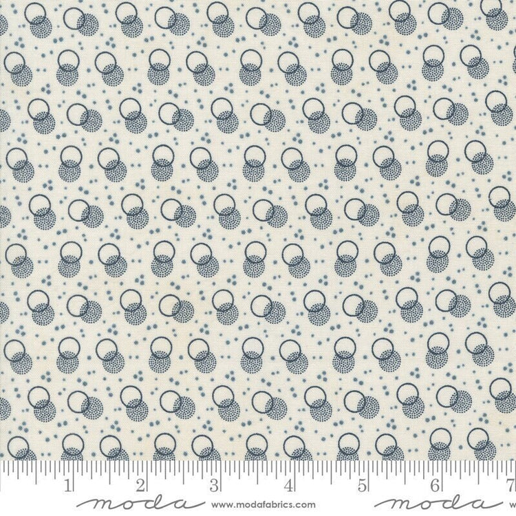 Snowman Gatherings IV Snowball Shadow Dots Snow by Primitive Gatherings for Moda Fabrics - 49253 11