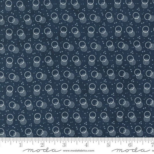 Snowman Gatherings IV Snowball Shadow Dots Night Sky by Primitive Gatherings for Moda Fabrics - 49253 14