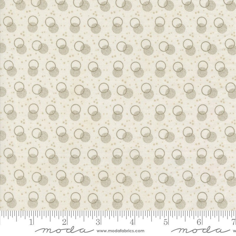 Snowman Gatherings IV Snowball Shadow Dots Taupe by Primitive Gatherings for Moda Fabrics - 49253 15