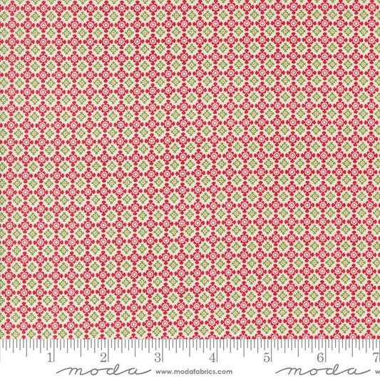 On Dasher Reindeer Candy Red by Sweetwater for Moda Fabrics - 55662 12