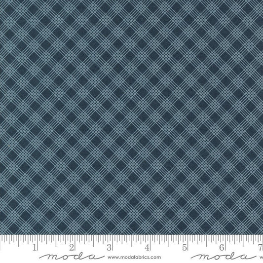 Snowman Gatherings IV Plaid Night Sky by Primitive Gatherings for Moda Fabrics - 49254 16