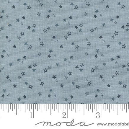 Snowman Gatherings IV Snowy Night Blenders Stars Frozen by Primitive Gatherings for Moda Fabrics - 49256 12