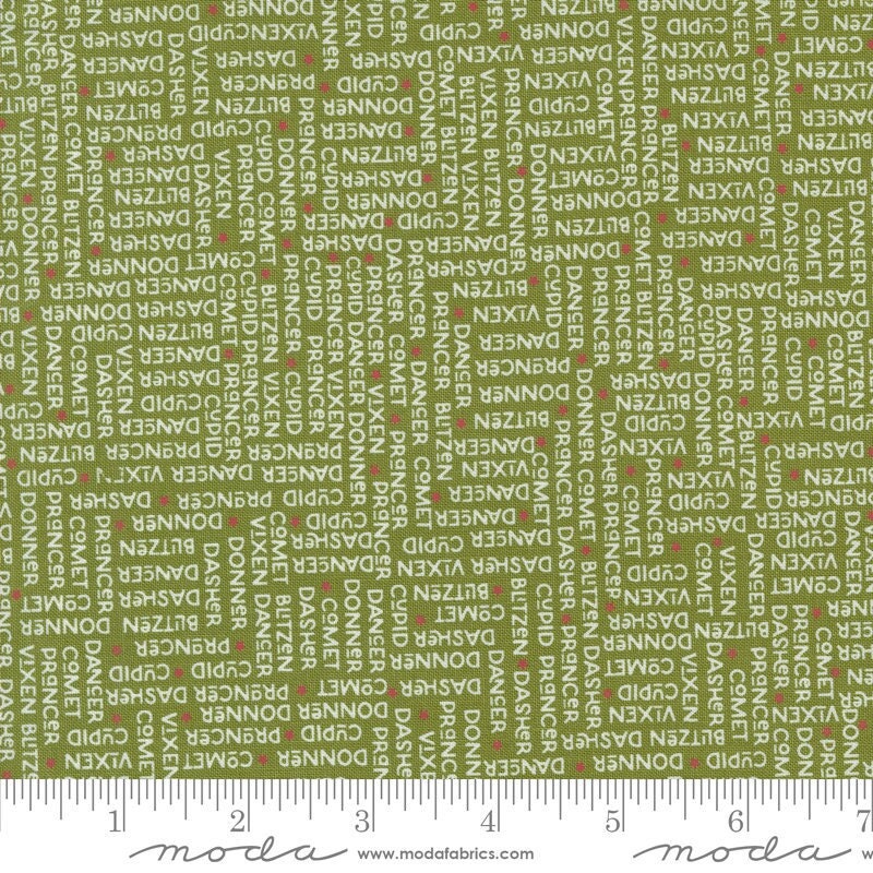 On Dasher The Herd Pine by Sweetwater for Moda Fabrics - 55663 13